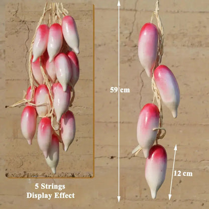 Artificial strings model assorted vegetables and fruits. Liebe - Making Life Easier