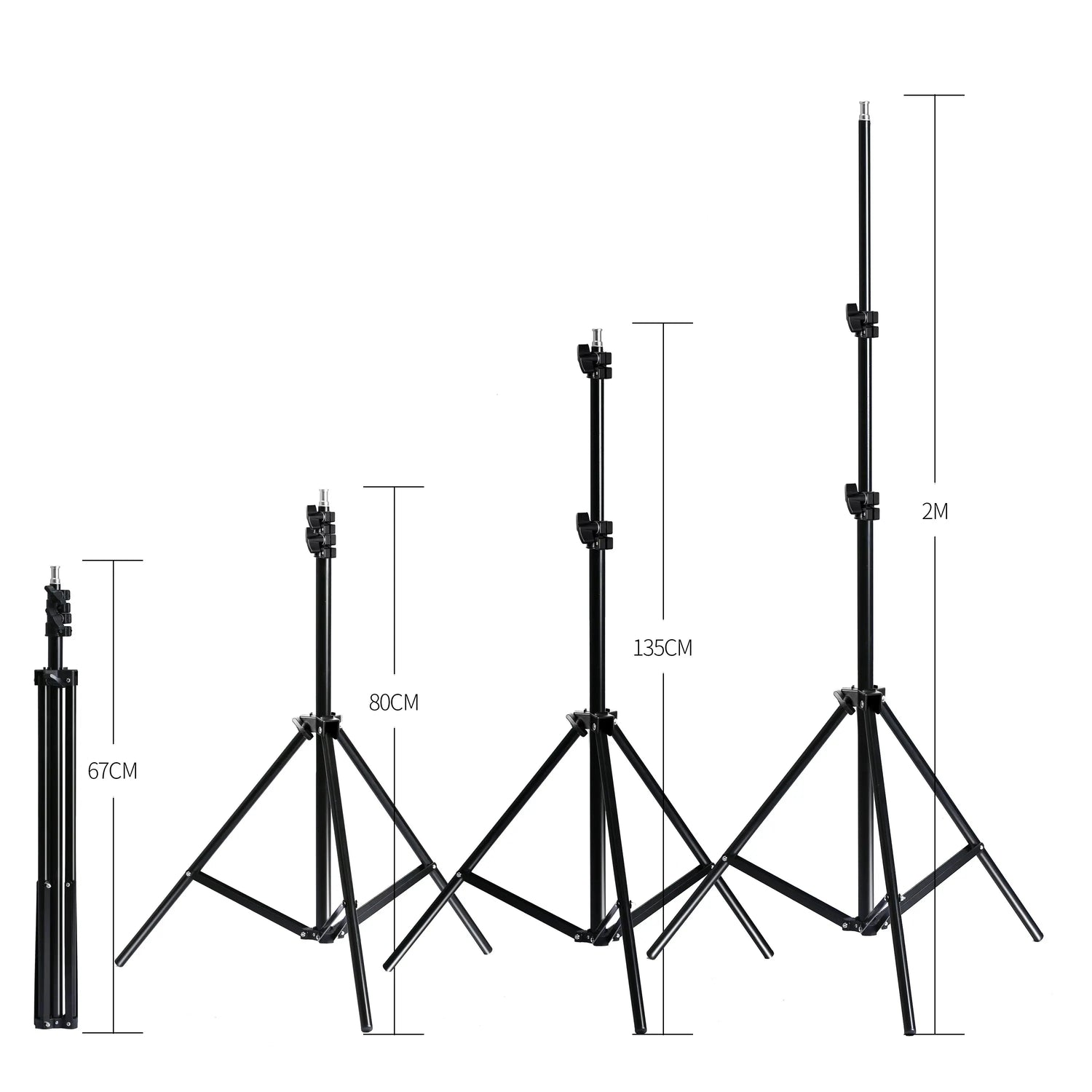 SH Kit di illuminazione Fotografia 50x70CM Softbox Sistema di illuminazione professionale con lampadine fotografiche E27 Attrezzatura per studio fotografico - My Hashtag Shop