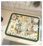 Super Absorbent Vintage Earth Kitchen Dish washing and Draining Mat Liebe - Making Life Easier