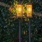 Luci solari a LED impermeabili per vialetto da giardino - Illuminazione automatica del percorso Illuminazione paesaggistica esterna Accensione/spegnimento automatico al tramonto
