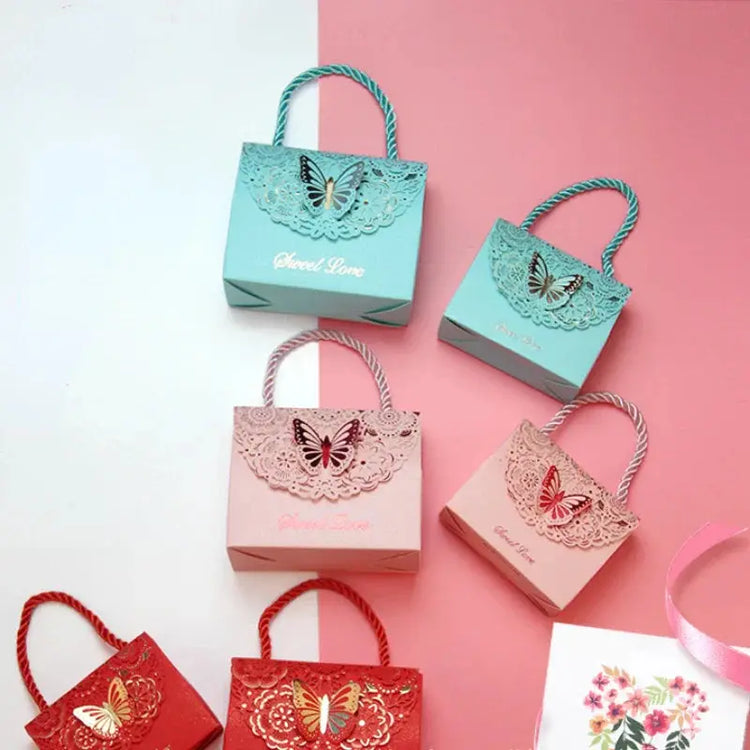 Butterfly Gift Packaging Box with Handle. - HASHTAG