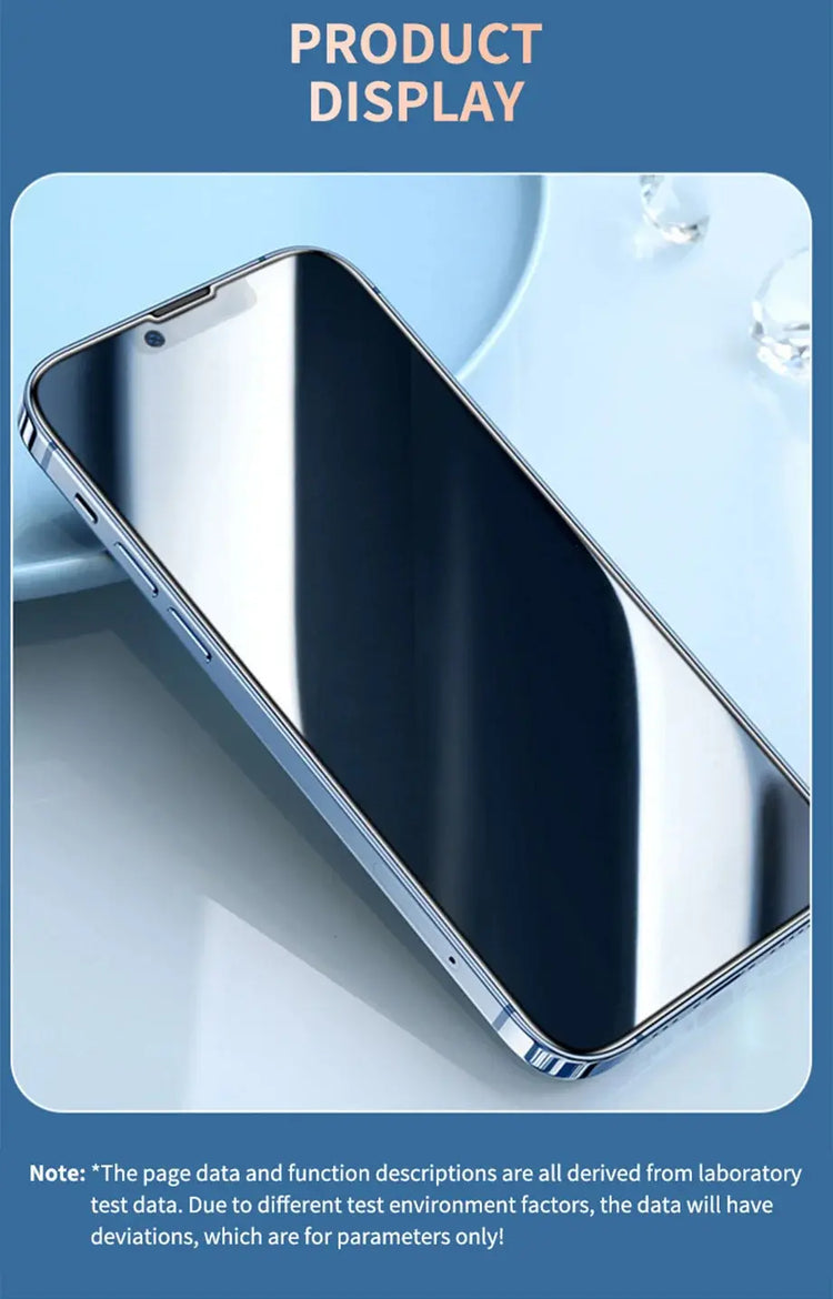 1-4 pezzi protezione schermo privacy per iPhone 14 13 11 12 Pro Max Mini 8 Plus vetro protettivo anti-spia per iPhone 15 16 XR XS MAX - My Hashtag Shop