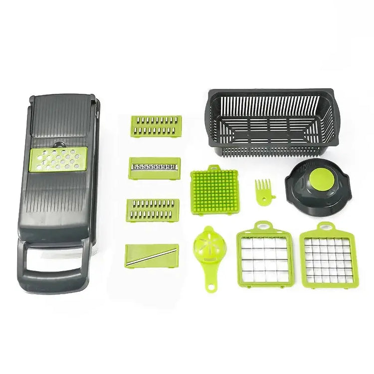 Tritatutto per verdure multifunzionale Tritatutto per cipolla Manico Griglia per alimenti Chopper per alimenti Cucina Affettatrice per verdure Dicer Cut - My Hashtag Shop