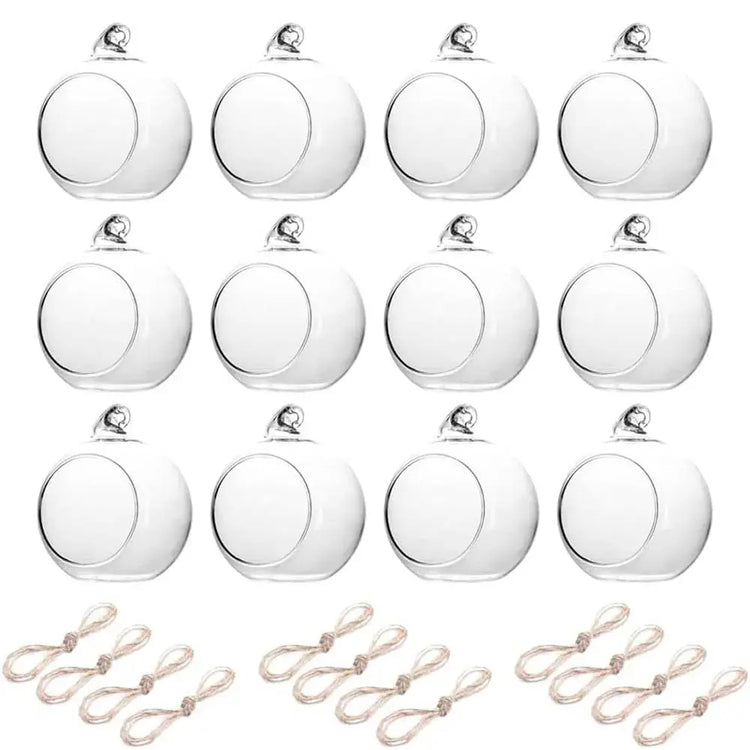 Tea Light Holder Crystal Glass Hanging Diameter 6cm/8cm Liebe - Making Life Easier