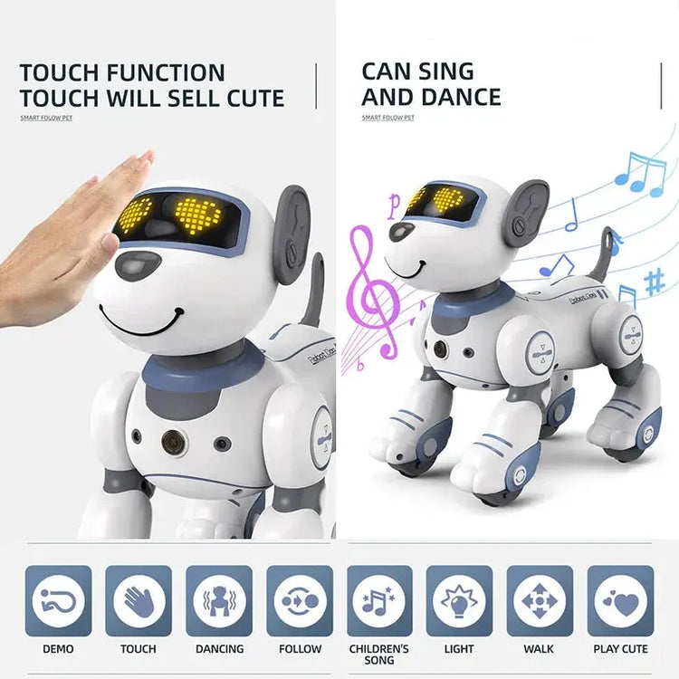 Remote Control Robot Dog for Kids with Stunts-2