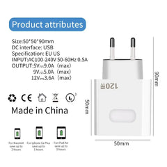 GaN Caricatore USB Ricarica rapida 120W Ricarica rapida QC3.0 Tipo C Cavo Adattatore da parete per telefono cellulare per Huawei Redmi Xiaomi 15 Oneplus HASHTAG
