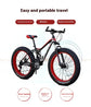 Mountain bike per adulti fuoristrada Beach4.0Pneumatico grande Doppia assorbimento degli urti Bicicletta a velocità variabile per studenti e studentesse - My Hashtag Shop