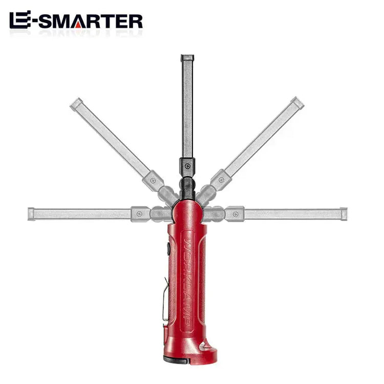 Lampada da lavoro a LED COB Torcia pieghevole ricaricabile Illuminazione da campeggio per riparazioni auto Lampade portatili con gancio magnetico - My Hashtag Shop
