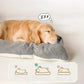 Divano letto per cani di peluche di grandi dimensioni, tappetino per cani in poliestere super morbido addensato, per letto per cani di piccola, media e grande - My Hashtag Shop