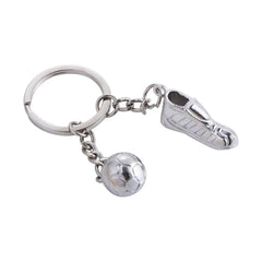 soccer keychain Accessories Small Pendant Sports Hanging Keychain Metal Chain Soccer Shoes Keychain Football Keychain HASHTAG