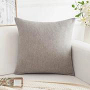 Fodera per cuscino in tinta unita 40X40/45X45 Federa quadrata in lino accogliente per casa, camera da letto, casa, ufficio, 1 pz HASHTAG