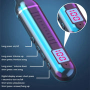 Auricolari wireless 5.3 Cuffie con archetto da collo Display a LED da gioco Cuffie sportive stereo Halter Auricolari magnetici impermeabili HASHTAG