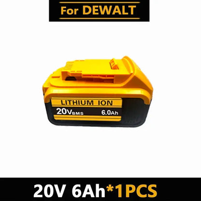 Batteria DEWALT 20v/60V DCB606 DCB609 DCB182 DCB205 DCB206 DCB209 utensile elettrico batteria 18V batteria 6AH 9AH.