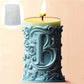 Silicone Mold Flower Lavender Gypsum Cylindrical Candle Making Liebe - Making Life Easier