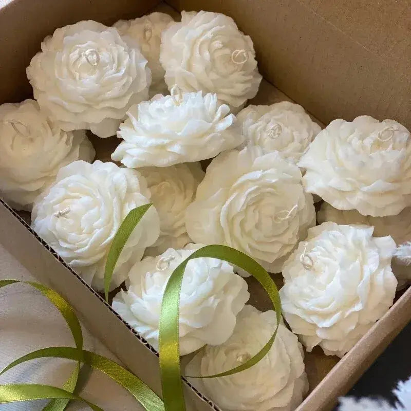 3D Peony Candle Silicone Mold. Liebe - Making Life Easier