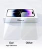 4 pezzi di vetro temperato per iPhone 16 15 14 13 12 11 Pro Max protezione dello schermo per iPhone 7 8 Plus X XS Max XR pellicola protettiva in vetro - My Hashtag Shop