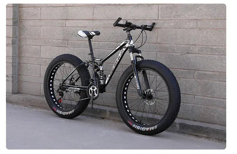 Mountain bike per adulti fuoristrada Beach4.0Pneumatico grande Doppia assorbimento degli urti Bicicletta a velocità variabile per studenti e studentesse - My Hashtag Shop