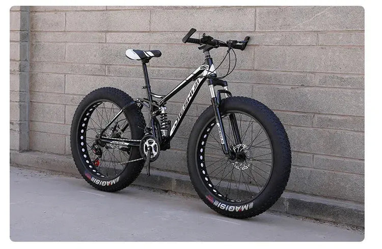 Mountain bike per adulti fuoristrada Beach4.0Pneumatico grande Doppia assorbimento degli urti Bicicletta a velocità variabile per studenti e studentesse - My Hashtag Shop