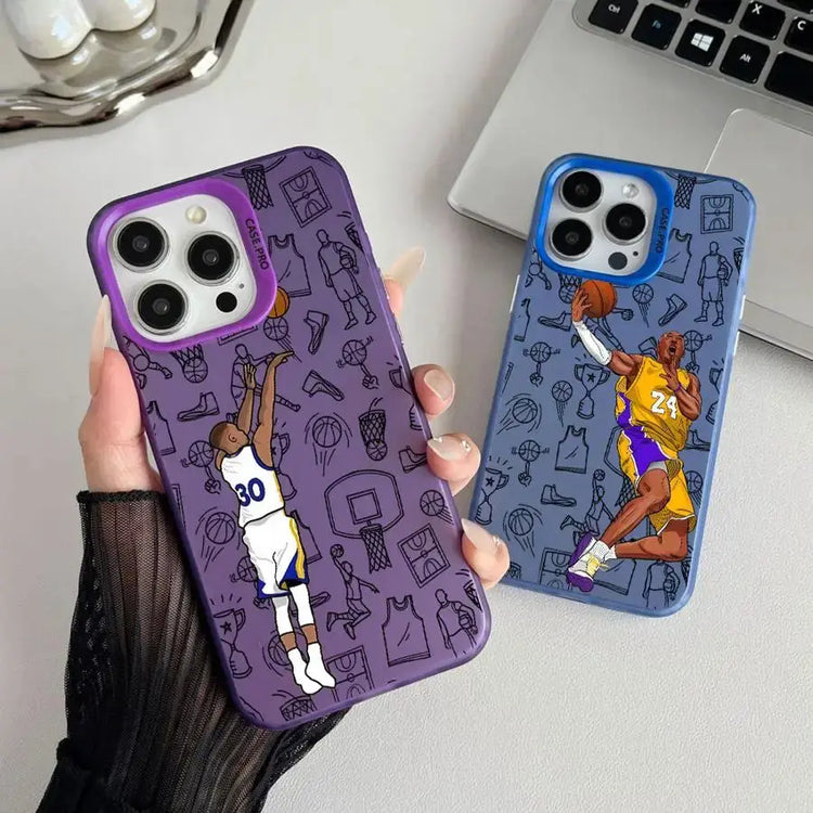 Custodia per telefono Cool Basketball Star per iPhone 16 15 Pro Max 13 12 11 Pro 14ProMax 16Plus XS Max XR SE 16e shell - My Hashtag Shop