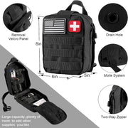 first aid kit Full Set Molle Outdoor Gear Emergency Kit Trauma Bag for Camping Hiking Outdoor First Aid Kit IFAK Edc HASHTAG