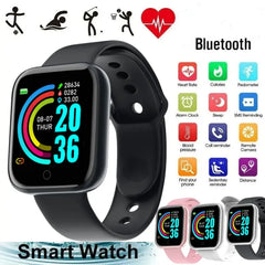 Smart Watch per uomo donna orologio da polso Bluetooth collega telefono lettore musicale fitness braccialetto sportivo monitor sanitario orologi digitali HASHTAG