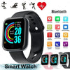 Smart Watch per uomo donna orologio da polso Bluetooth collega telefono lettore musicale fitness braccialetto sportivo monitor sanitario orologi digitali HASHTAG