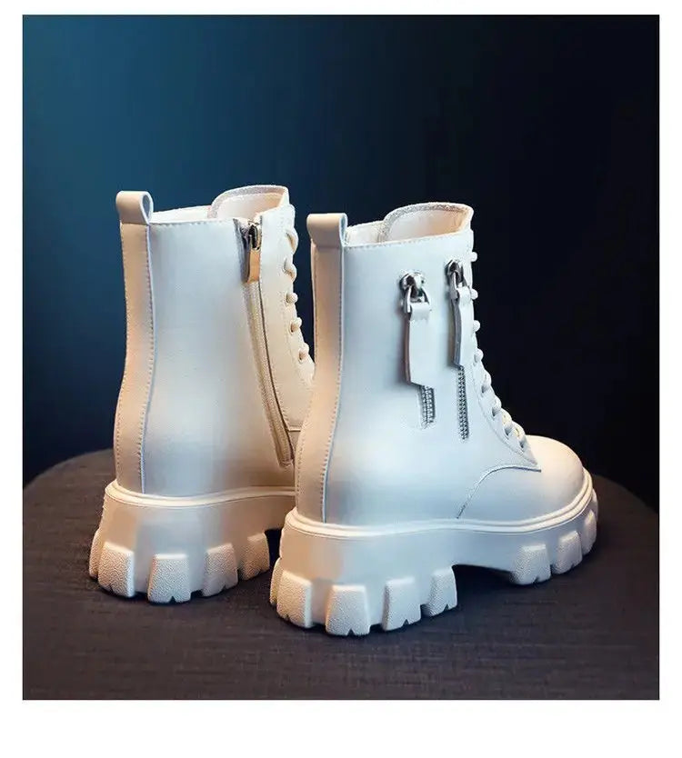 Booties 2025 Autumn Winter High-Top Cotton Shoes Liebe - Making Life Easier