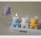 Bear Candle Romantic Cute Soy Wax Aromatherapy Small Scented Liebe - Making Life Easier
