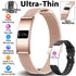Uomo Donna Bracciale intelligente Frequenza cardiaca Monitor del sonno Salute Smart Band Sport impermeabile Fitness Tracker Smartwatch per Android iOS - My Hashtag Shop