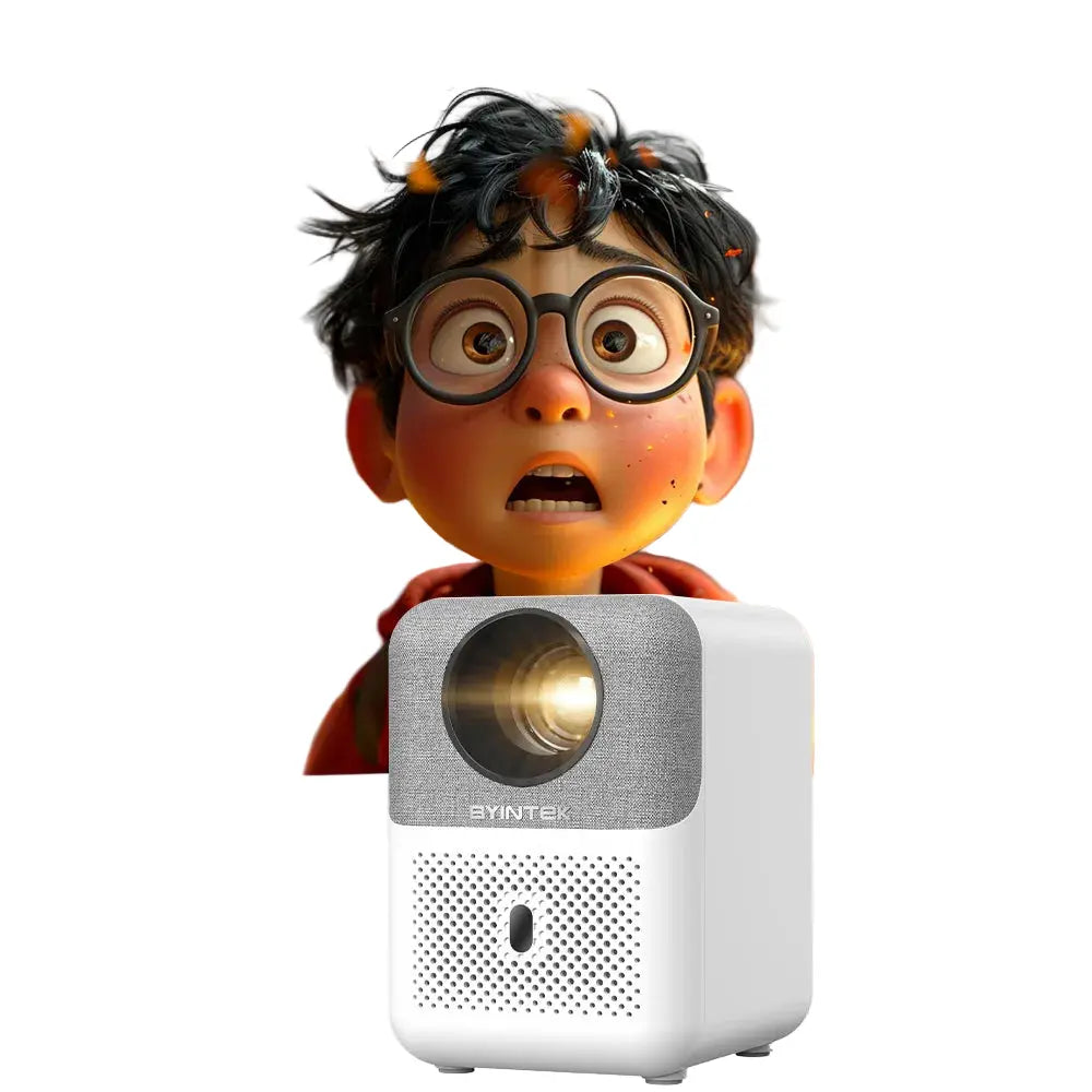 NNEOBA Smart Mini Home Theater Projector White-0