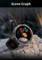 Nuovo T-REX3 Ultra 1100mAh Batteria SmartWatch 10ATM GPS impermeabile Bussola Torcia 1.7 "AMOLED HD Chiamata Sport Smart Watch da uomo - My Hashtag Shop