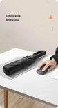 Ombrello da uomo completamente automatico con design ad anello e fibbia a 20 costole, pieghevole, extra large, resistente, doppio ombrellone da DONNA