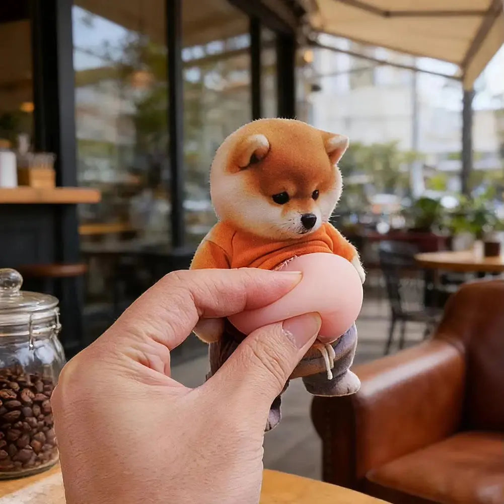 Pancia di Cane Adesivo Carino Paffuto Shiba Inu Cucciolo - My Hashtag Shop