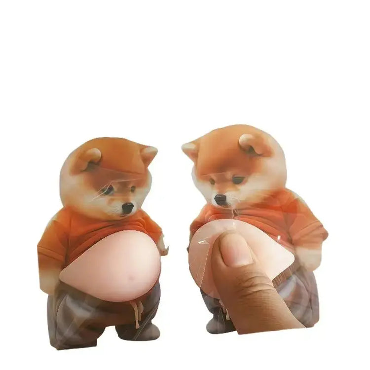Adesivi 3D a Forma di Cucciolo, Decorazione Squeezable Shiba Inu, Gadget per Feste di Compleanno per Bambini, Articoli per Festival - My Hashtag Shop