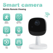 Xiaomi 4K Telecamera di sicurezza Wireless Full Color Visione notturna Monitor WiFi Rilevazione movimento impermeabile Sorveglianza con audio bidirezionale HASHTAG