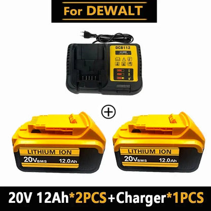 Batteria DEWALT 20v/60V DCB606 DCB609 DCB182 DCB205 DCB206 DCB209 utensile elettrico batteria 18V batteria 6AH 9AH.