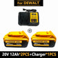 Batteria DEWALT 20v/60V DCB606 DCB609 DCB182 DCB205 DCB206 DCB209 utensile elettrico batteria 18V batteria 6AH 9AH.