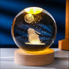 NEW Christmas Birthday Gifts6 Crystal Ball Planet Night Light Laser Solar System Globe Astronomy Festival Gifts Desktop Decoration HASHTAG