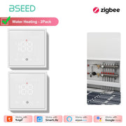 BSEED Zigbee Caldaia Elettrica/Acqua/Gas Riscaldamento a Pavimento Sensore Touch Termostati Intelligenti Tuya Vita Intelligente Alexa Controllo Telaio in Plastica HASHTAG