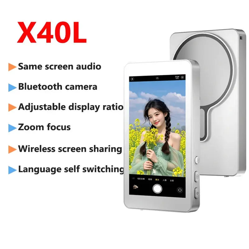 Schermo per selfie magnetico wireless per telefono per smartphone Vlog Registrazione video in streaming live Telecamera posteriore per telefono Monitor selfie - My Hashtag Shop