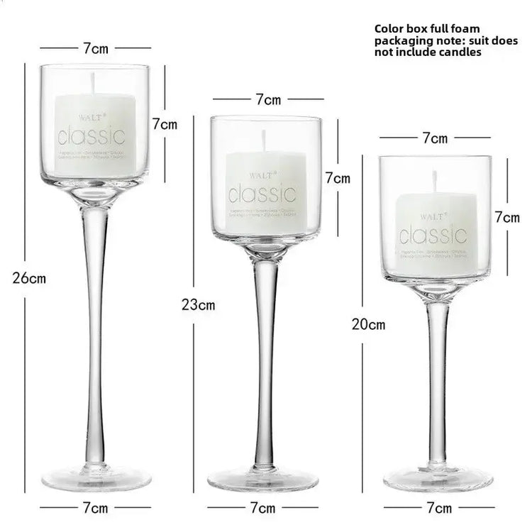 Candlelight For Events Glass European Romantic Liebe - Making Life Easier