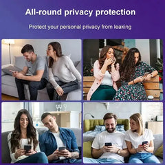 5 pezzi protezione schermo anti-spia a copertura totale per iPhone 17 16 12 13 14 15 PRO MAX 14 Plus vetro temperato privacy 15 Plus 16 Pro Max HASHTAG