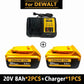 Batteria DEWALT 20v/60V DCB606 DCB609 DCB182 DCB205 DCB206 DCB209 utensile elettrico batteria 18V batteria 6AH 9AH.