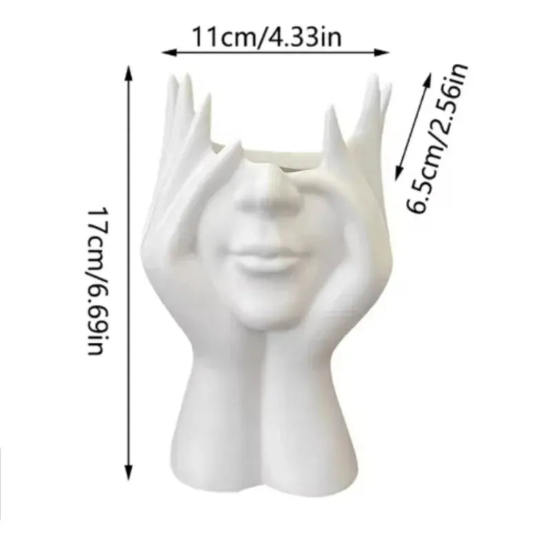 A Face Of A Million Thoughts Makeup Brush Holder. - HASHTAG