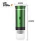 Macchina per caffè espresso portatile elettrica wireless per auto e casa Caffettiera da campeggio Caffettiera da viaggio in polvere con capsule 3 in 1