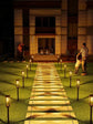 Luci solari a LED impermeabili per vialetto da giardino - Illuminazione automatica del percorso Illuminazione paesaggistica esterna Accensione/spegnimento automatico al tramonto