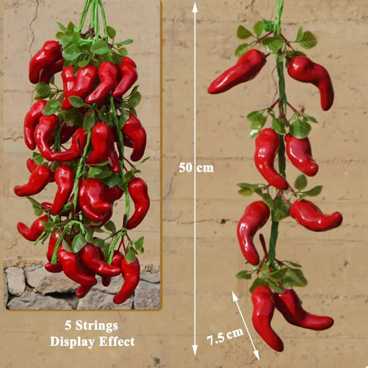 Artificial strings model assorted vegetables and fruits. Liebe - Making Life Easier