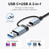 Hub USB C Hub USB 3.0, prolunga USB 7 in 1 in alluminio, splitter USB con USB 3.0, 4 porte USB 2.0 e 2 USB C Distributore USB HASHTAG
