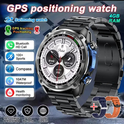 Smart Watch 4 GB Grande memoria Navigazione GPS Lettore MP3/MP4 Swim Sports trackr Smartwatch