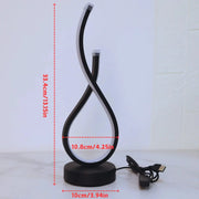 Lampada da tavolo a LED in stile moderno con attenuazione a tre colori e alimentatore USB: la scelta perfetta per la decorazione domestica HASHTAG